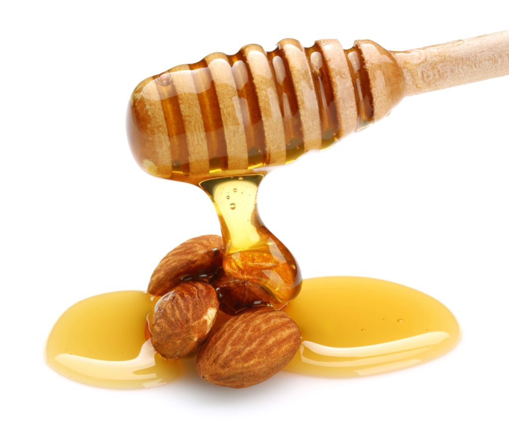 almond honey, a natural ingredient in Turron