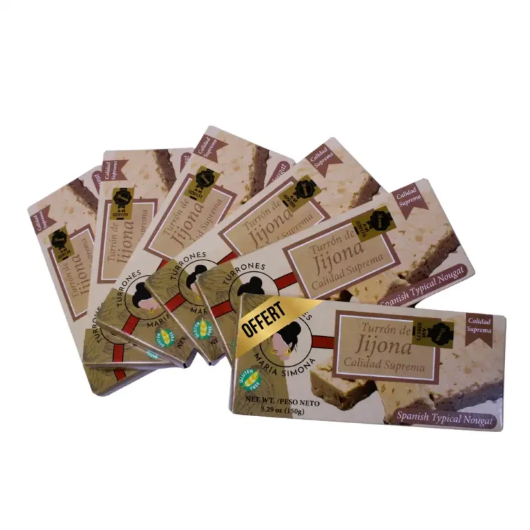 Pack de 6 Jijona éventail