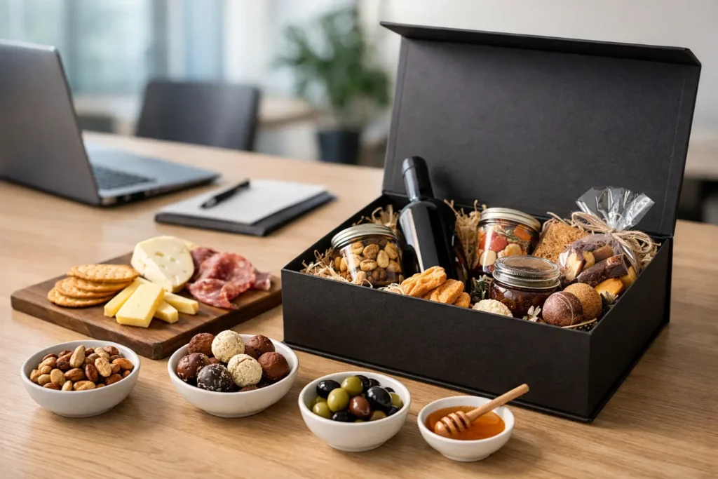 bien choisir un coffret cadeau entreprise gourmand