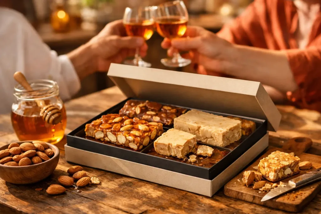 Coffret turrón entreprise qui marque vraiment