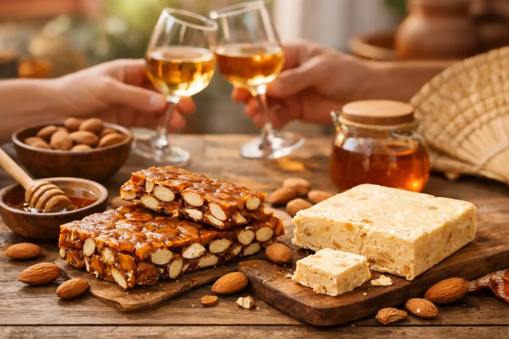 Illustration du guide du turrón espagnol premium Maria Simona