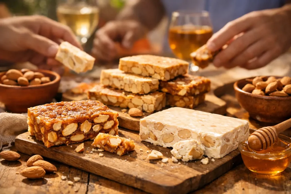 turrón igp ou nougat artisanal