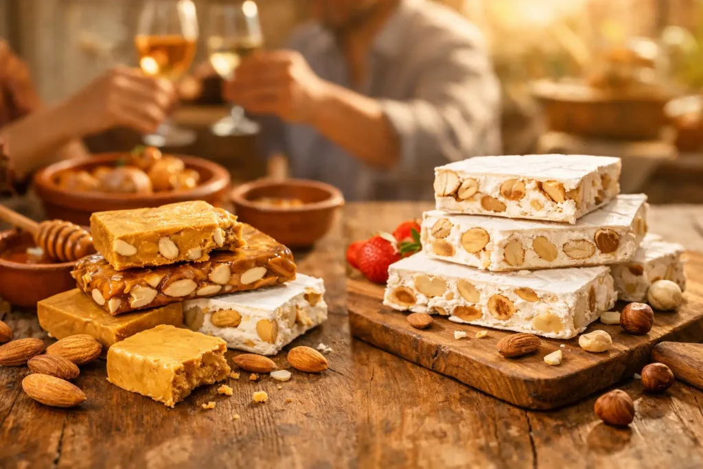 Turron vs nougat français : quelle différence ?