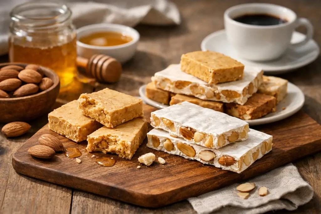 Calories du turrón par portion et plaisir