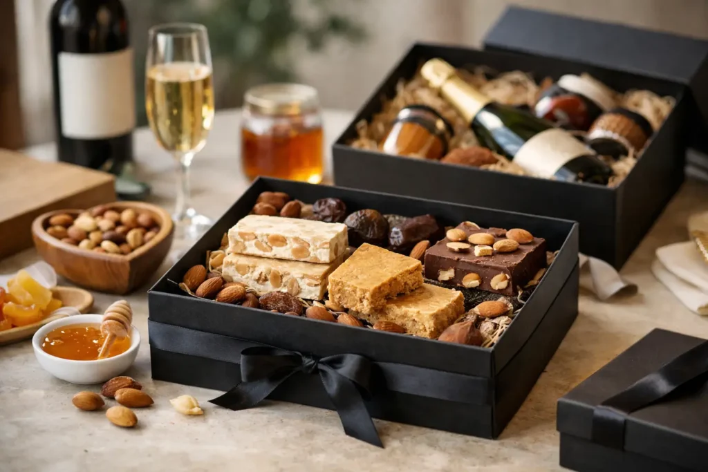 Sélection de coffrets gourmands clients VIP