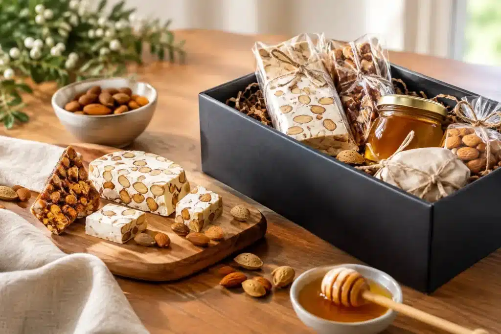 Coffret turrón ou panier gourmand à offrir
