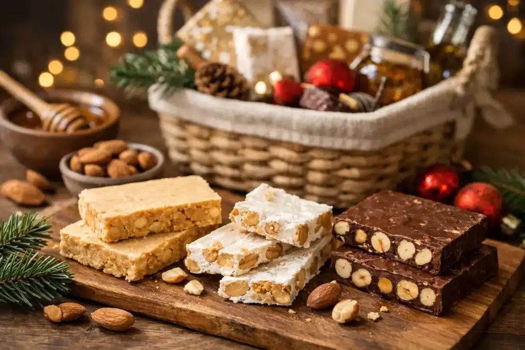 Quel turrón pour panier garni de Noël choisir ?