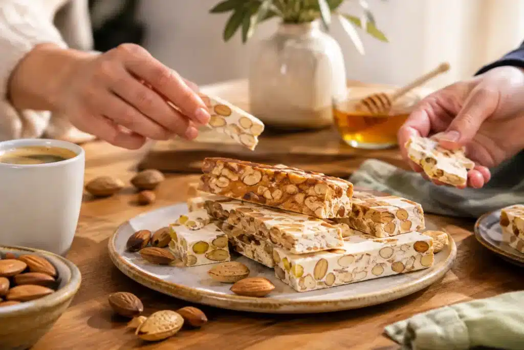 Pourquoi le turrón artisanal se partage si bien