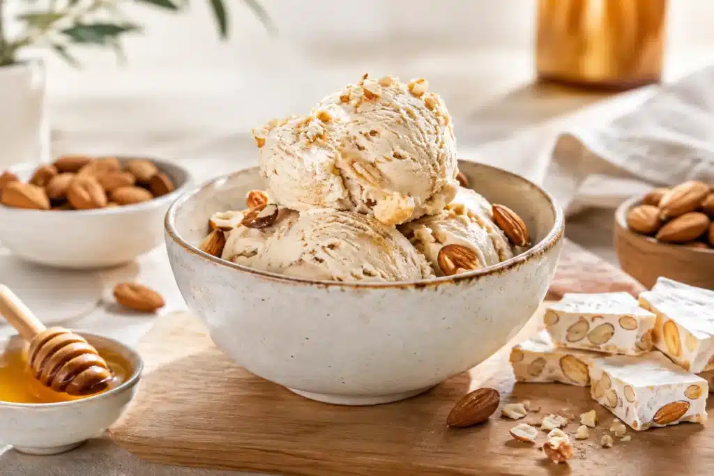 Préparer une glace turrón au goût d'Espagne
